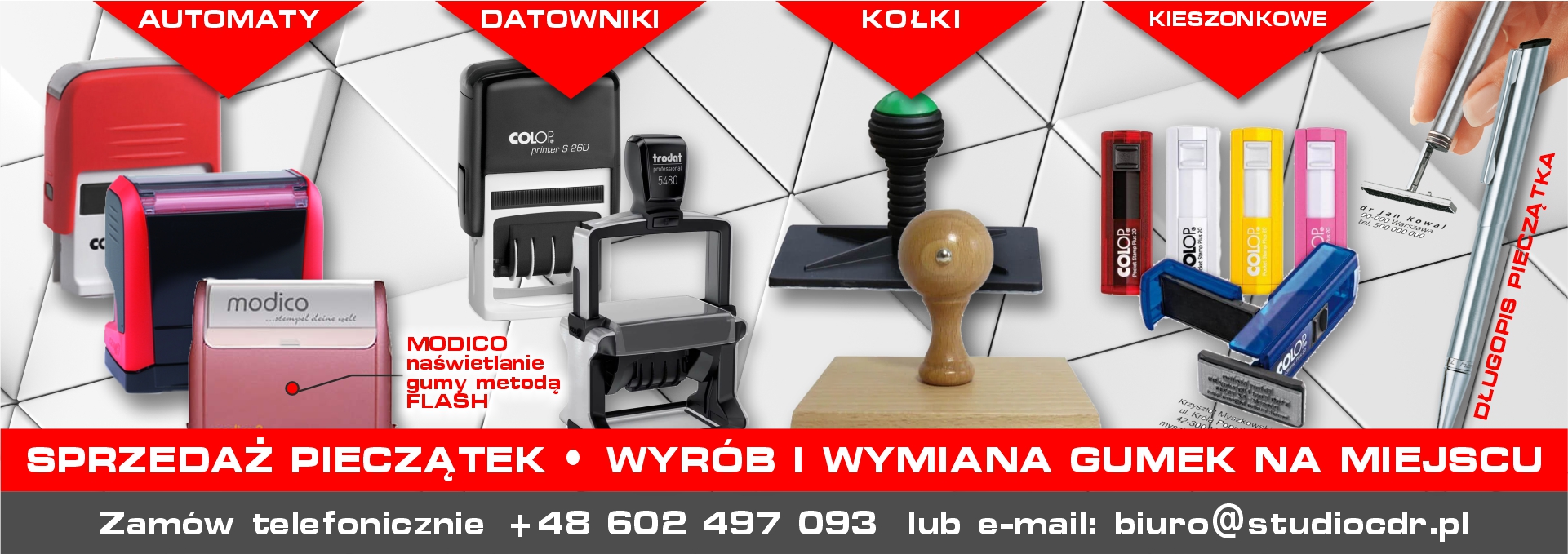 pieczątki baner